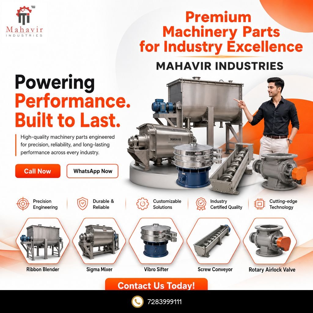 Powering Performance, Built to Last: The Ultimate Guide to Industrial Mixers & Conveyors